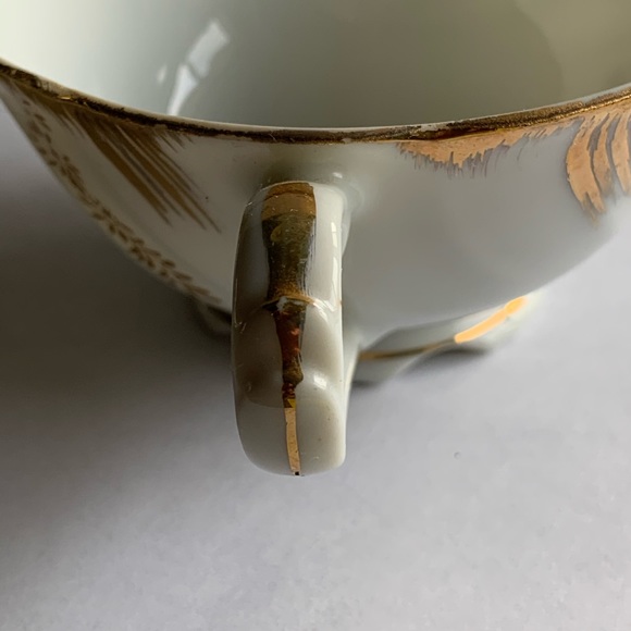 Vintage Lefton China Hand-painted Rose Tea Cup - Picture 8 of 8